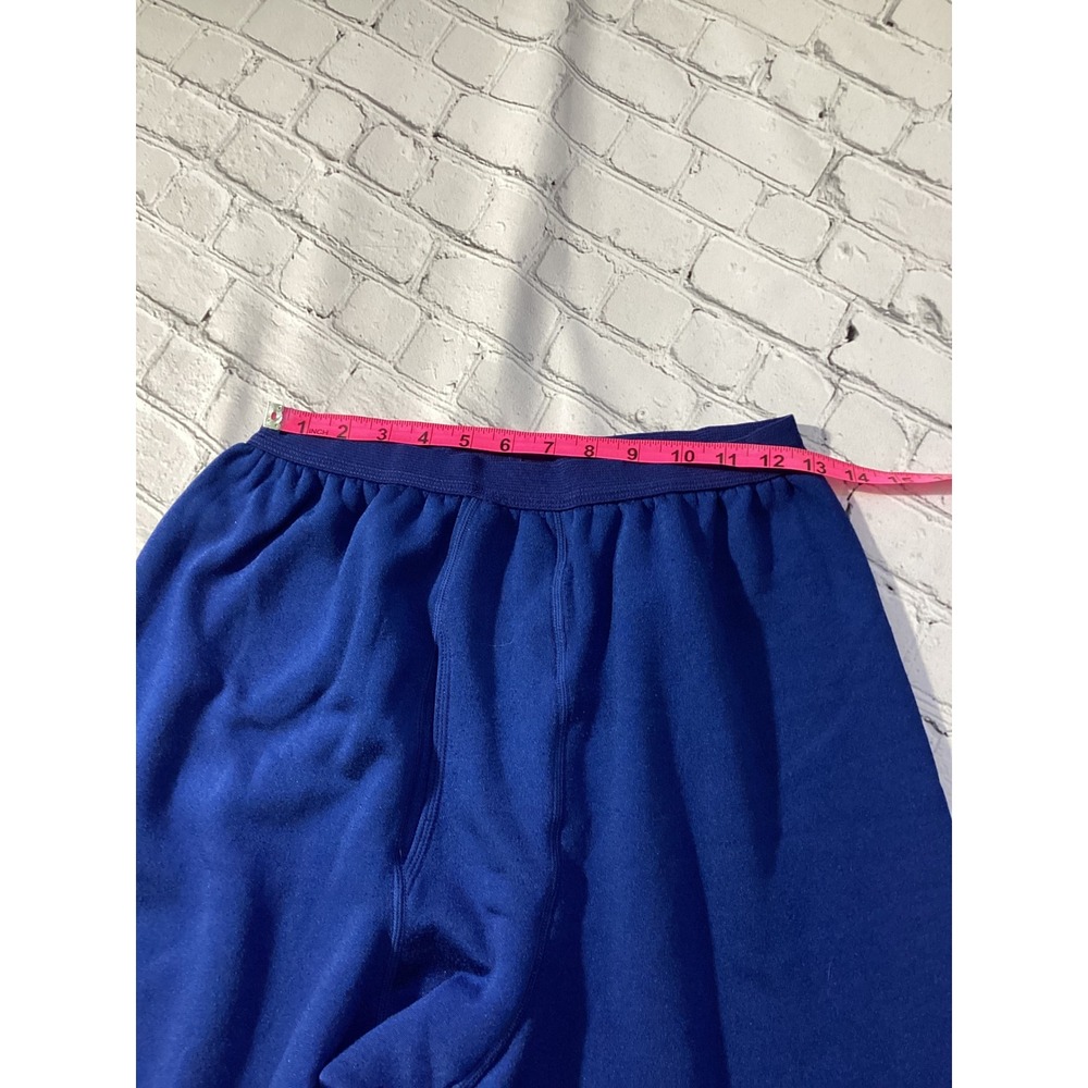 Patagonia Capilene Vintage Mens XL Blue Thermal Base Layer Pants Made in USA - Picture 4 of 5